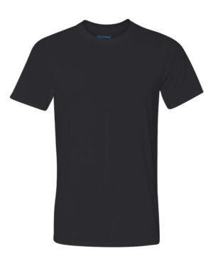 T-shirt performant à personnalisé noir Gildan 100% polyester – Unisexe